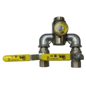 Nipple for extinguisher local-application