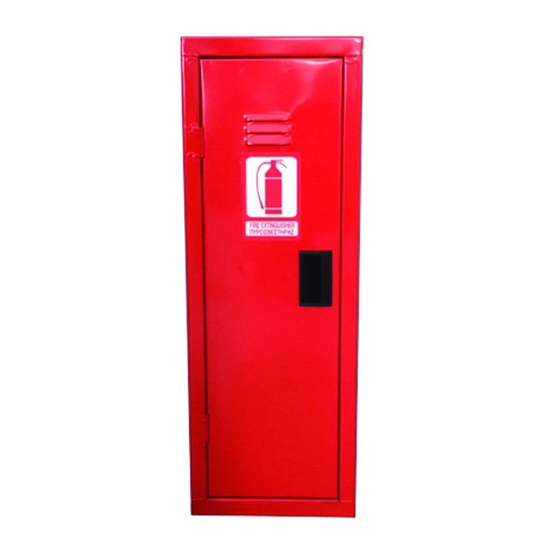 Metal case with dimensions 66x26x20cm (HxWxD)