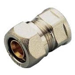 Female connector, aluminium pipe Ø16x1/2’’