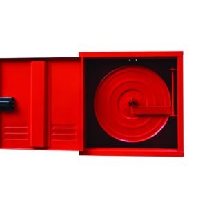 Fire hose cabinet with dimensions 50x50x18cm (HxWxD)