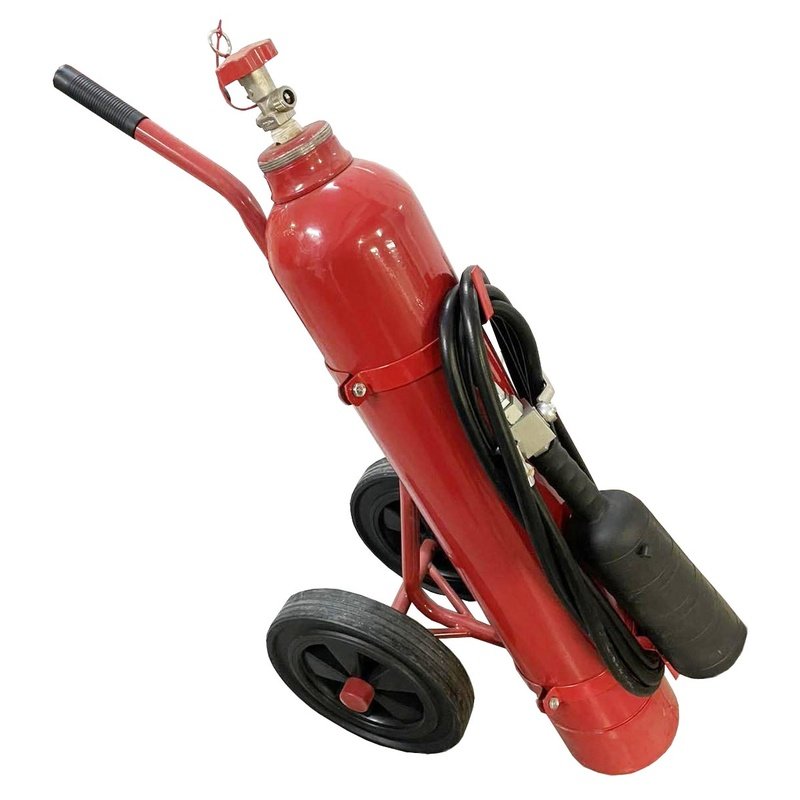 Wheeled CO2 extinguisher 10kg