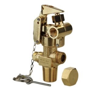 Valve for fire cylinders CO2