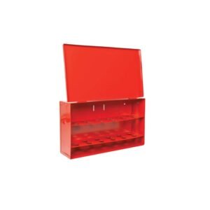 Spare-sprinkler storage cabinet, 24 positions