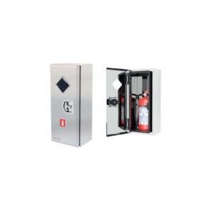 Stainless-steel case for extinguisher 6/9kg or lt