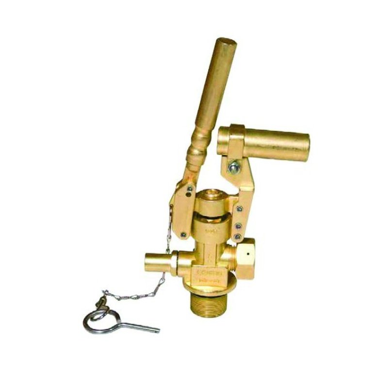 For cylinder 6-9-12kg dry powder or ABF material (wet chemical) 6-9-12lt, with thread 30mm x 1,5mm