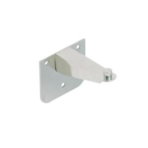 Metal wall bracket for portable extinguishers