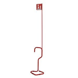 Floor stand for dry-powder extinguisher