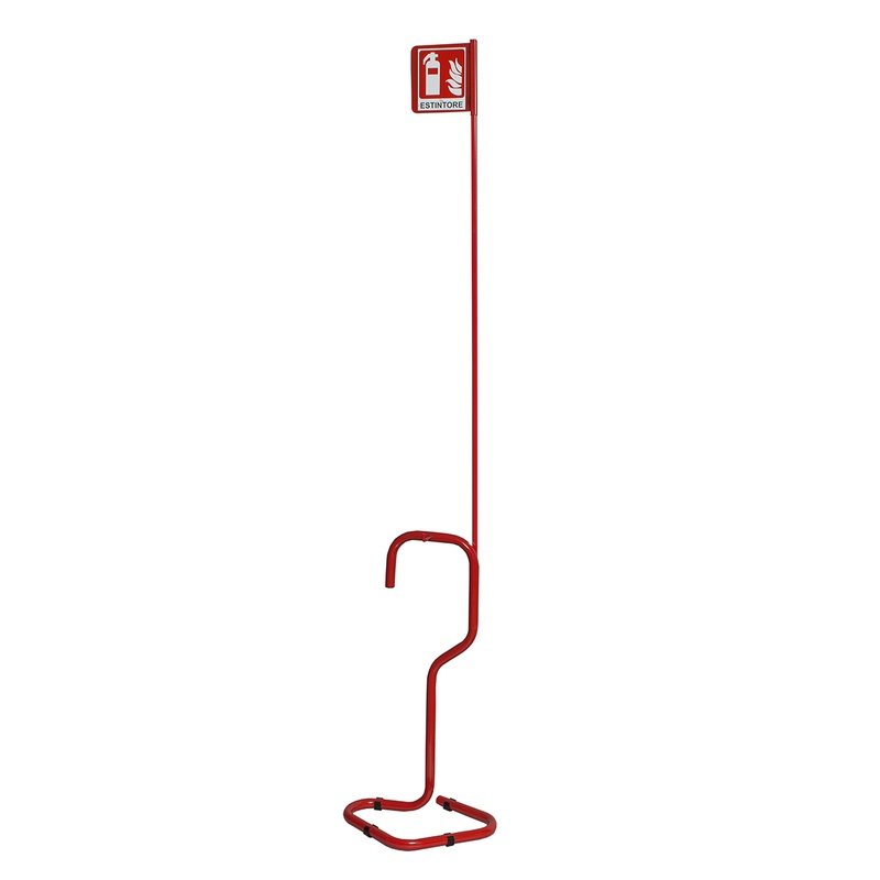 Floor stand for dry-powder extinguisher