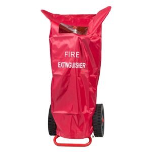 Nylon cover wheeled extinguishers dry powder 25kg