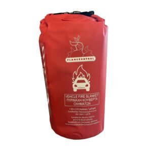 Fire blanket for exposed lithium batteries,